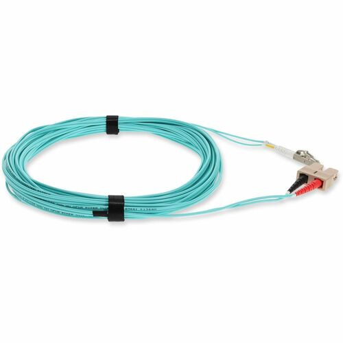 AddOn 7m Laser-Optimized Multi-Mode fiber (LOMM) Duplex SC/LC OM3 Aqua Patch Cab
