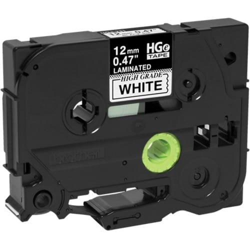 Cinta de etiquetas Brother - Ancho de 11,94 mm (15/32") - Blanca - Paquete de 5