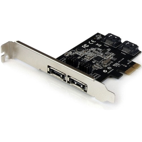 Carte contrôleur PEXESAT322I 2 ports PCIE SATA 6 Gbit/s ESATA