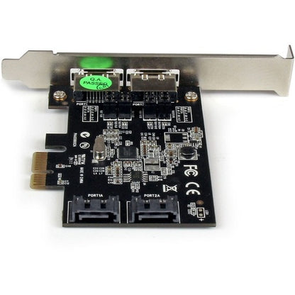 Carte contrôleur PEXESAT322I 2 ports PCIE SATA 6 Gbit/s ESATA