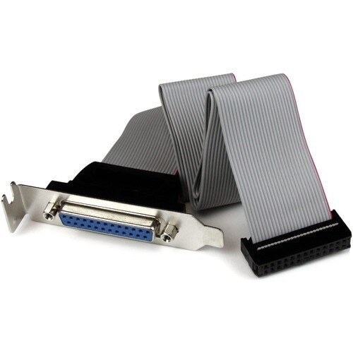 Adaptateur de câble d'en-tête de port DB25F PAR 16 pouces avec support à profil bas