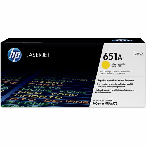 Cartouche de toner laser HP 651A (CE342A) d'origine à rendement standard