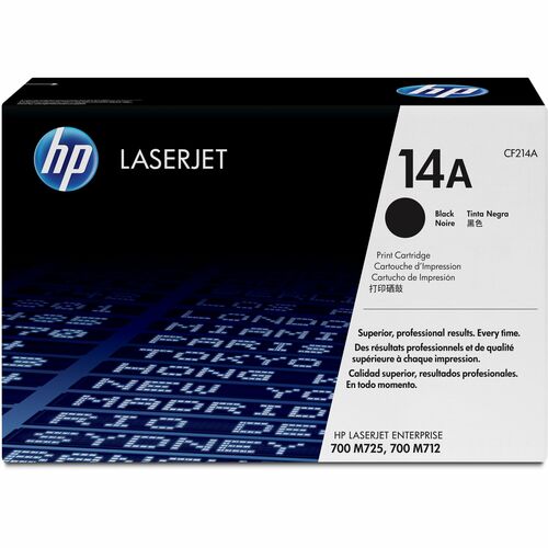 14A STD BLACK TONER CARTRIDGE FOR LASERJET 700 MFP M712