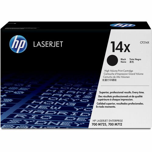 14X HIGH CAP BLACK TONER CART FOR LASERJET 700 MFP M712