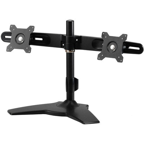 Amer Mounts Stand Based Dual Monitor Mount for two 15"