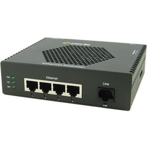 Perle Systems Perle eX-4S1110-RJ-XT Ethernet Extender - 4 x Network (RJ-45)