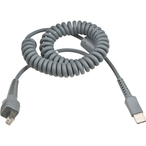 Intermec USB Cable, 8 Feet, Coiled - 8 ft (2.44 m) USB Data Transfer Cable for S
