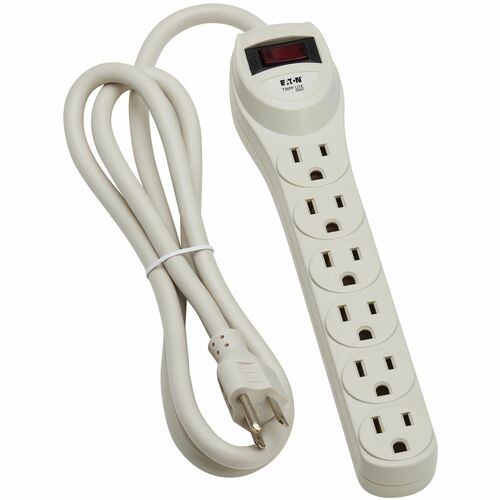 Tripp Lite Waber Industrial Power Strip 6 Outlets 5-15R 4' Cord 15 Amp