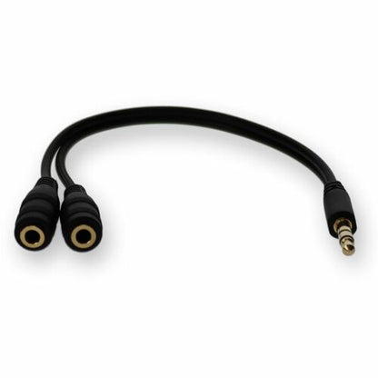 AddOn 3.5mm (1/8in) Stereo Audio Headset Splitter Adapter