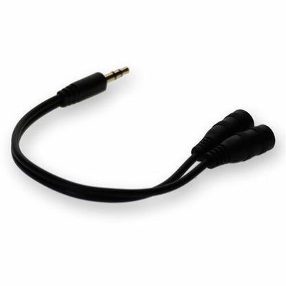 AddOn 3.5mm (1/8in) Stereo Audio Headset Splitter Adapter
