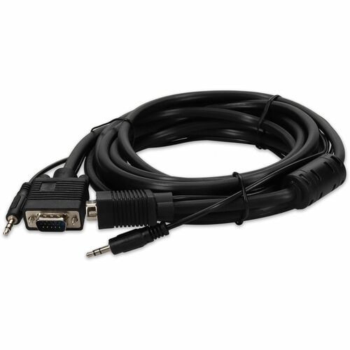AddOn 15ft VGA High Resolution Monitor Cable Audio