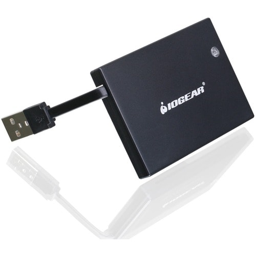 Lector de tarjetas inteligentes portátil IOGEAR (estilo contacto) - Cable