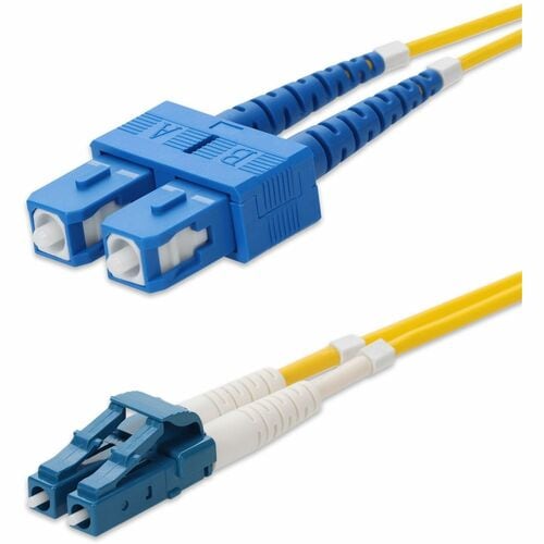 AddOn 2m SC to LC Yellow OS2 Duplex OFNR (Riser