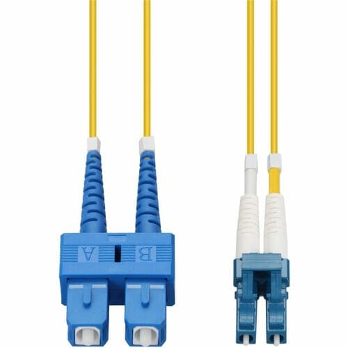 AddOn 2m SC to LC Yellow OS2 Duplex OFNR (Riser
