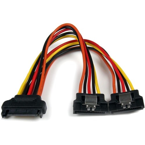 Adaptateur de câble répartiteur d'alimentation SATA verrouillable en Y Star Tech.com 6 pouces