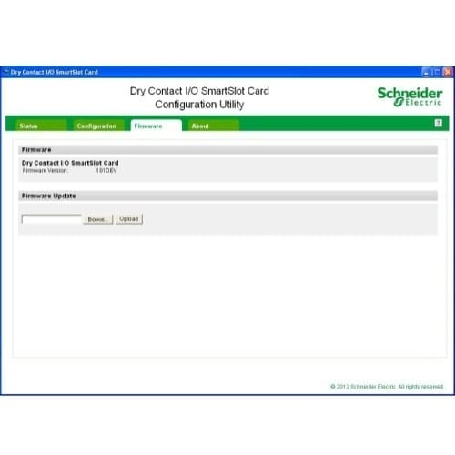 Tarjeta SmartSlot de E/S de contacto seco de APC by Schneider Electric - SmartSlot