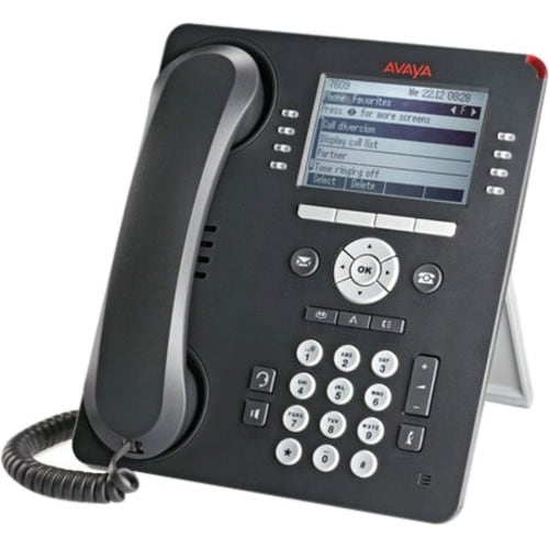 Teléfono IP Avaya 9508 - Montaje en pared, escritorio - Gris carbón - VoIP