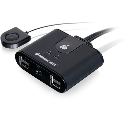 GUS402 CONMUTADOR DE 4 PUERTOS USB 2.0 PARA COMPARTIR PERIFÉRICOS ENTRE 2 COMPUTADORAS