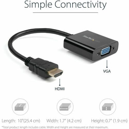 StarTech.com HDMI to VGA Adapter