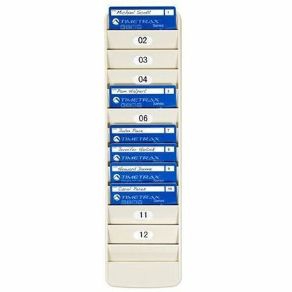 Pyramid 500-12 12-Pocket Employee ID Badge Rack - 12 x Card - 12 Pocket(s) - Dur