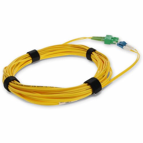 AddOn 1m SMF 9/125 Duplex (APC-SC/LC) ASC/LC OS1 Yellow OFNR (Riser-Rated) Patch