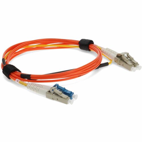 Câble de raccordement de conditionnement de mode fibre optique AddOn 2 x LC 62,5/125 vers 1 x LC 62,5/125 et 1 x LC 9/125 2 m