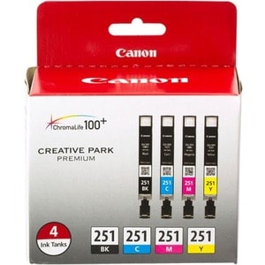 CLI-251 BK/CMY INK VALUE PACK NO RETURNS