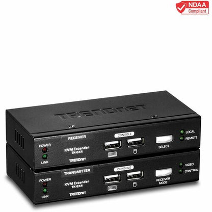TRENDnet KVM Extension Kit, Extend Keyboard/Video/Mouse Controls, up to 100 Mete