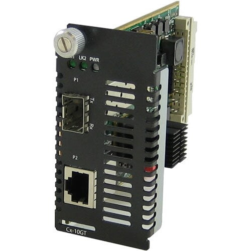 Module convertisseur de média Ethernet 10 Gigabit Perle Systems Perle - 1 x réseau (RJ