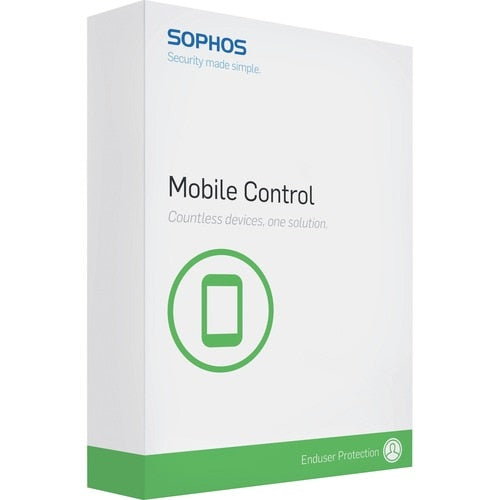 12 meses de garantía de reembolso de 12 meses. Servicio de control de SOPHOSMOBILE SMC. 100-199 clientes.