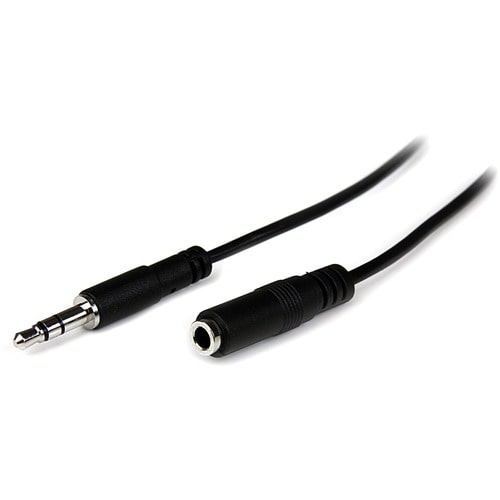 StarTech.com 2m Slim 3.5mm Stereo Extension Audio Cable