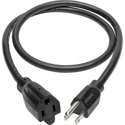 Tripp Lite 3ft Power Cord Extension Cable 5
