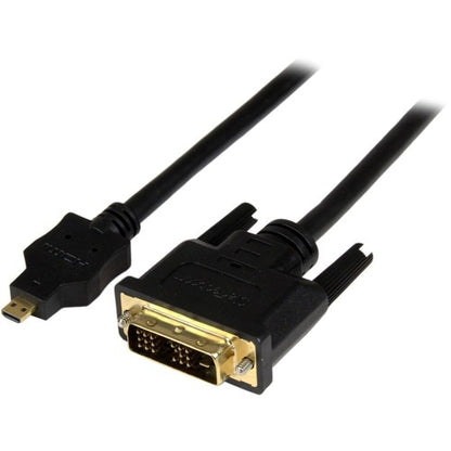 StarTech.com 6ft (2m) Micro HDMI to DVI Cable, Micro HDMI to DVI Adapter Cable, Micro HDMI