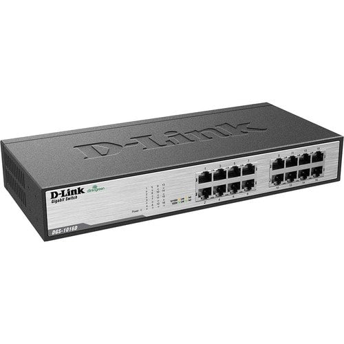 COMMUTATEUR 16 PORTS GIGABIT NON GÉRÉ MONTABLE EN RACK