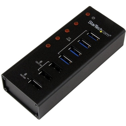 StarTech.com 4 Port USB 3.0 Hub plus 3 Dedicated USB Charging Ports
