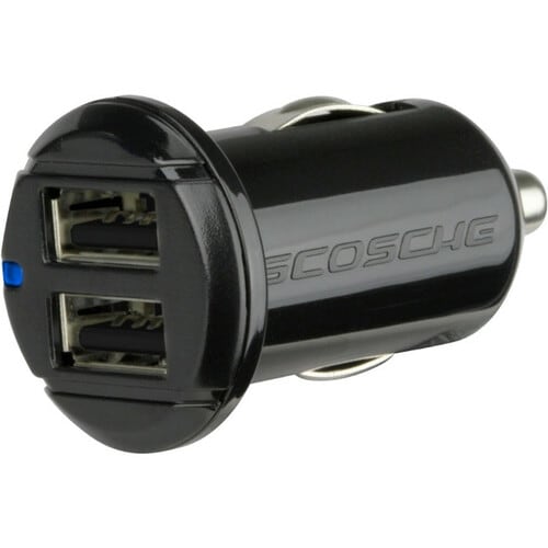 Chargeur de voiture double USB Scosche pour iPod, iPhone et
