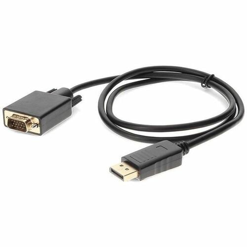 Adaptateur DisplayPort vers VGA noir AddOn 3 pieds (1 m)