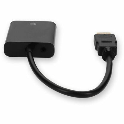 AddOn HDMI to VGA Converter with Audio White - M/F - 8\" (203.20 mm) HDMI/Mini-phone/VGA A