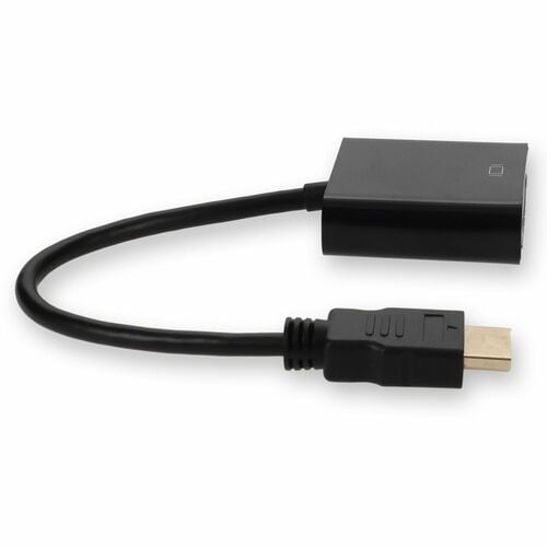 AddOn HDMI to VGA Converter with Audio White - M/F - 8\" (203.20 mm) HDMI/Mini-phone/VGA A
