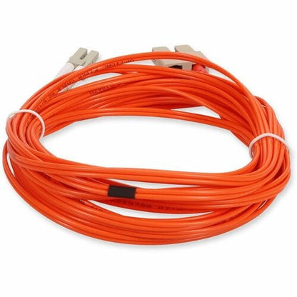 AddOn 8m Multi-Mode fiber (MMF) Duplex SC/LC OM1 Orange Patch Cable - 26.2 ft Fi