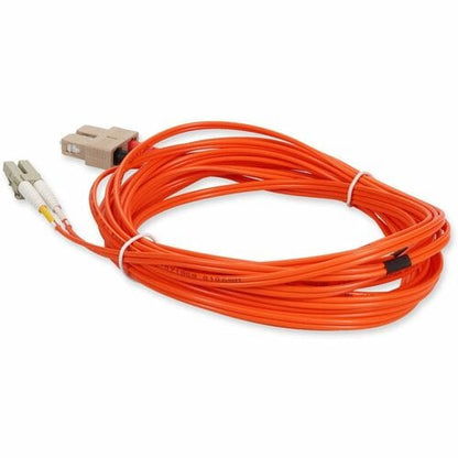 AddOn 8m Multi-Mode fiber (MMF) Duplex SC/LC OM1 Orange Patch Cable - 26.2 ft Fi