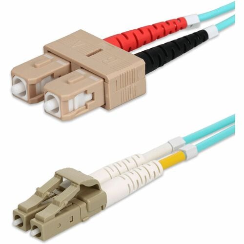 AddOn 6m Laser-Optimized Multi-Mode fiber (LOMM) Duplex SC/LC OM4 Aqua Patch Cab
