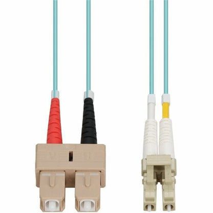 AddOn 6m Laser-Optimized Multi-Mode fiber (LOMM) Duplex SC/LC OM4 Aqua Patch Cab