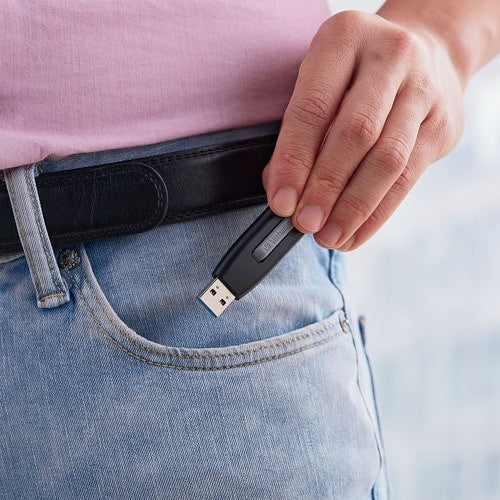 Clé USB 3.0 STORE N GO V3 128 Go, noire, multi-formats