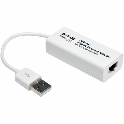 Tripp Lite by Eaton U236-000-GBW Gigabit Ethernet Card - USB 2.0 - 1 Port(s) - 1