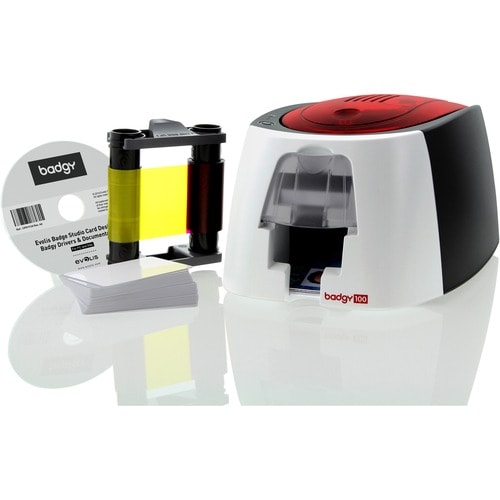 Badgy Badgy100 Single Sided Desktop Dye Sublimation/Thermal Transfer Printer - C