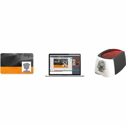 Badgy Badgy200 Single Sided Desktop Dye Sublimation/Thermal Transfer Printer - C
