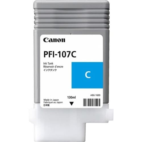 Canon PFI-107C Original Inkjet Ink Cartridge - Cyan Pack - I