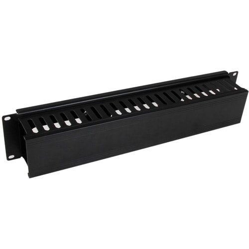 2U COVERED CABLE DUCT HORIZONTAL CABLE ORGANIZER