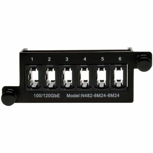 Tripp Lite 100Gb/120Gb Pass Through Cassette (x6) 24-Fiber MTP/MPO Coupler - 6 x MTP/MPO,
